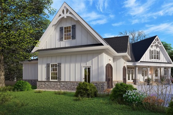 Exterior - Other Elevation 1 for Traditional House Plan #54-469 - 3 bed, 3.5 bath