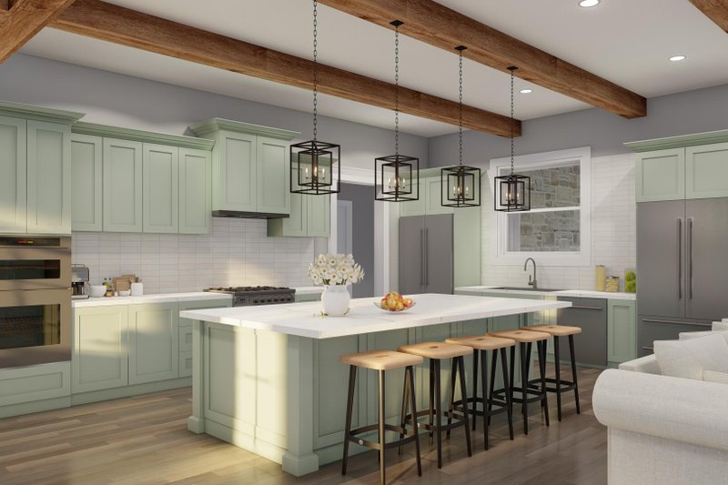 House Design - Interior - Kitchen 1 for Farmhouse House Plan #923-408 - 3 bed, 3.5 bath