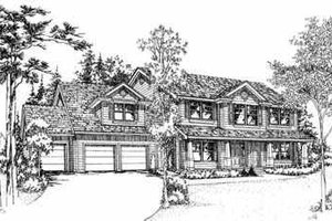 Traditional Exterior - Front Elevation Plan #78-143