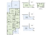 Traditional Style House Plan - 3 Beds 2 Baths 2119 Sq/Ft Plan #17-2421 
