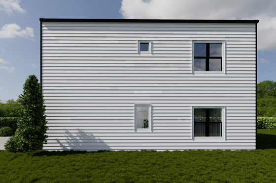Exterior - Other Elevation 2 for Modern House Plan #1112-5 - 3 bed, 2.5 bath