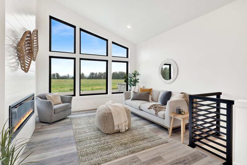 Home Plan - Interior - Family Room for Contemporary House Plan #1070-225 - 2 bed, 2.5 bath