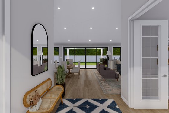 Interior - Entry 2 for Farmhouse House Plan #1060-169 - 3 bed, 2.5 bath