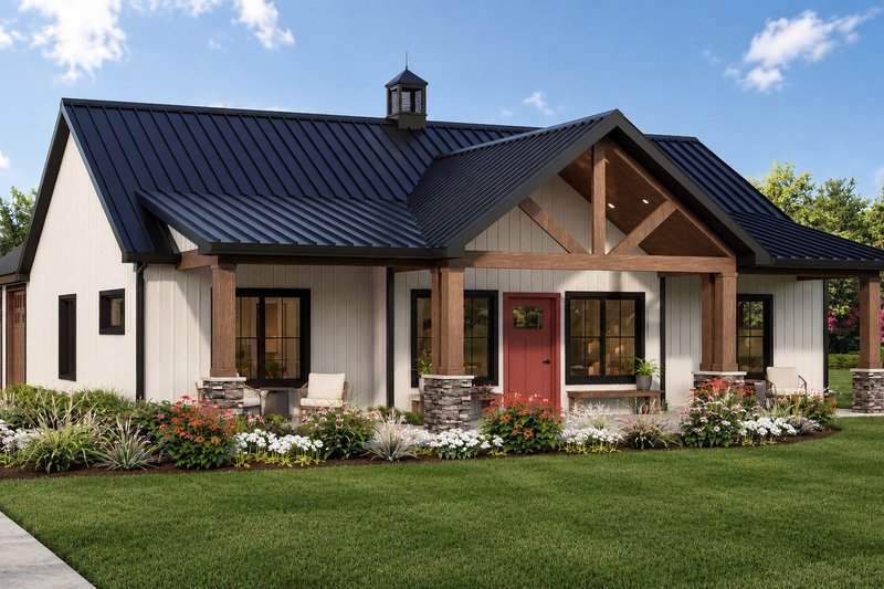 House Blueprint - Exterior - Other Elevation for Farmhouse House Plan #1064-515 - 2 bed, 2.5 bath