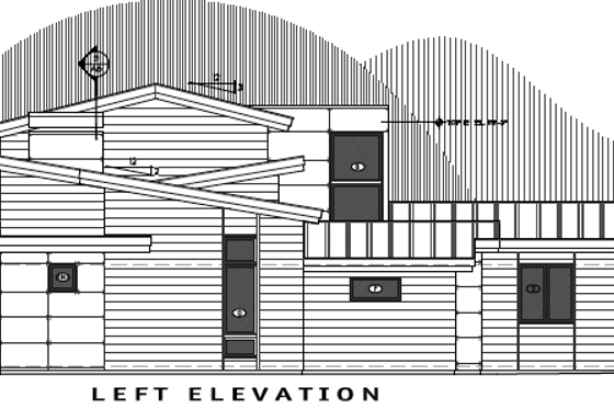 Exterior - Other Elevation for Contemporary House Plan #892-10 - 4 bed, 3.5 bath