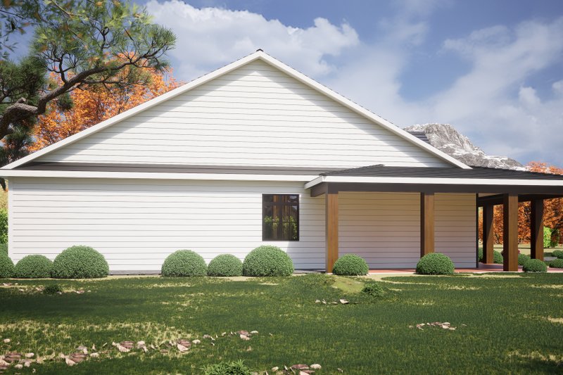 Architectural House Design - Exterior - Other Elevation for Farmhouse House Plan #1112-15 - 4 bed, 3 bath