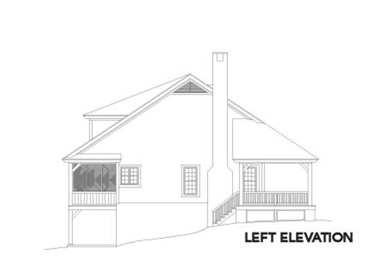 Exterior - Other Elevation for Country House Plan #81-385 - 3 bed, 2.5 bath
