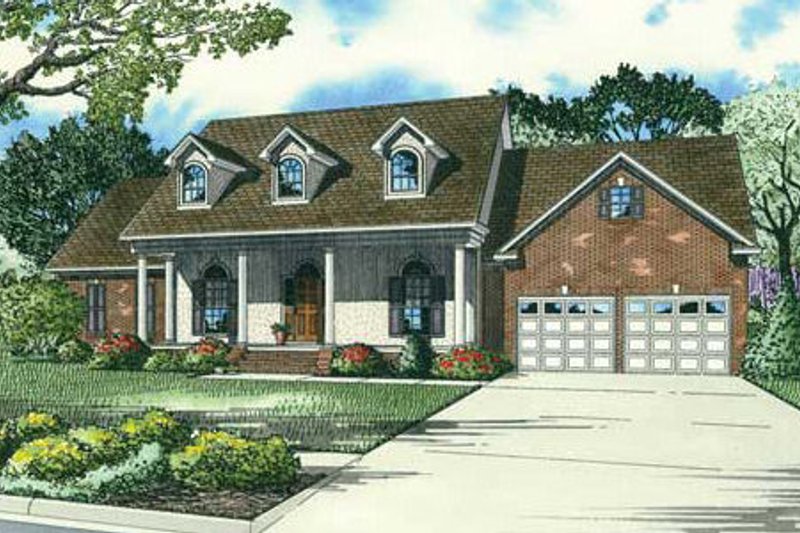 Country Style House Plan - 4 Beds 2.5 Baths 2405 Sq/Ft Plan #17-2342