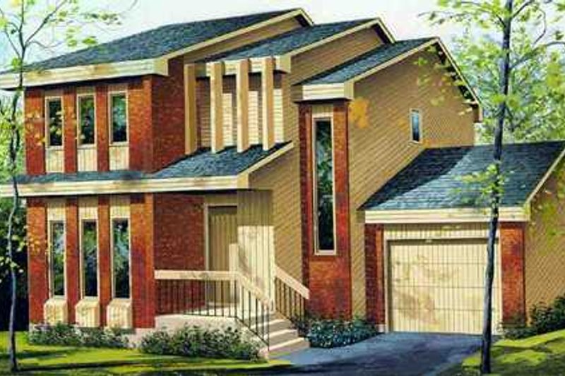 Architectural House Design - Exterior - Front Elevation Plan #25-4235