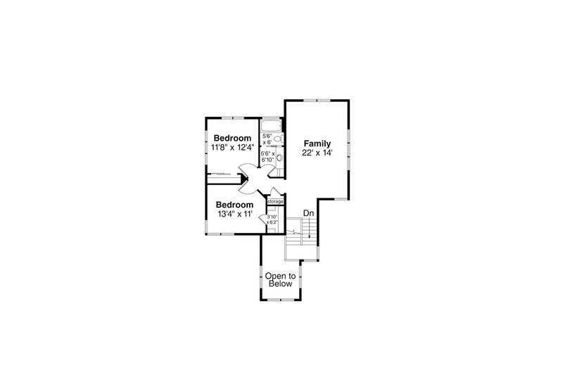Architectural House Design - Floor Plan - Upper Floor for Contemporary House Plan #124-1112 - 3 bed, 3 bath