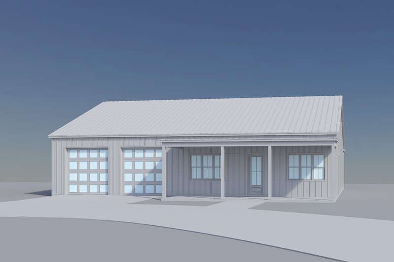 House Plan Design - User Generated 1 for Barndominium House Plan #430-403 - 2 bed, 2 bath