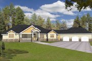 Bungalow Style House Plan - 4 Beds 4.5 Baths 4704 Sq/Ft Plan #112-153 