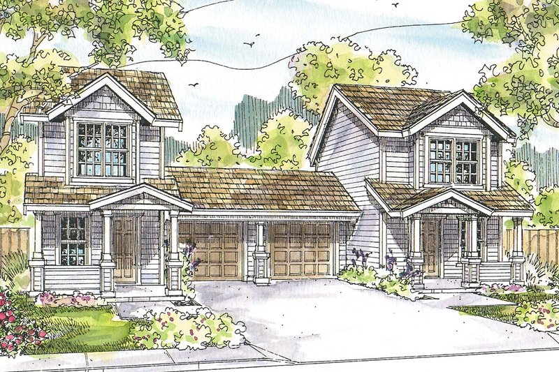 Dream House Plan - Cottage Exterior - Front Elevation Plan #124-1075