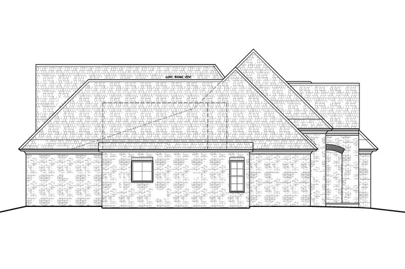 House Plan Design - Exterior - Other Elevation for European House Plan #1081-47 - 4 bed, 3 bath