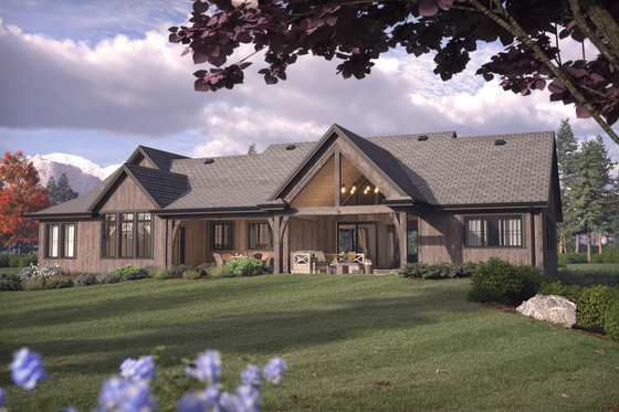 Exterior - Outdoor Living for Ranch House Plan #1086-3 - 3 bed, 3.5 bath