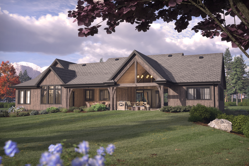Home Plan - Exterior - Outdoor Living for Ranch House Plan #1086-3 - 3 bed, 3.5 bath