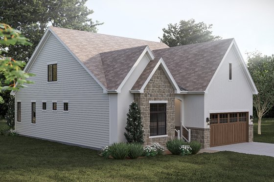 Exterior - Other Elevation 2 for Cottage House Plan #455-783 - 3 bed, 3 bath