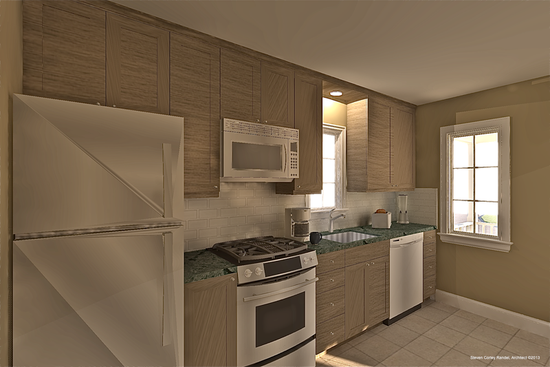 House Design - Photo 4 for Cottage House Plan #489-5 - 1 bed, 1 bath
