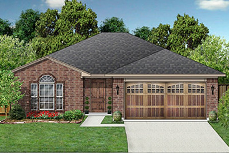 Traditional Style House Plan - 3 Beds 2 Baths 1272 Sq/Ft Plan #84-297