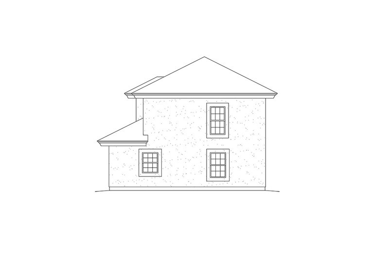 Dream House Plan - Exterior - Rear Elevation for Mediterranean House Plan #57-698 - 1 bed, 1 bath