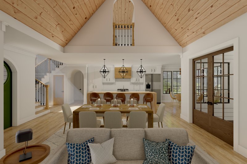 House Design - Interior - Family Room for Craftsman House Plan #1094-5 - 3 bed, 3.5 bath