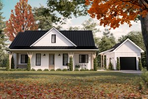 Farmhouse Exterior - Front Elevation Plan #23-2811