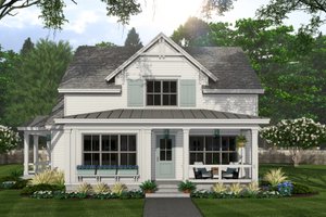 Farmhouse Exterior - Front Elevation Plan #51-1271