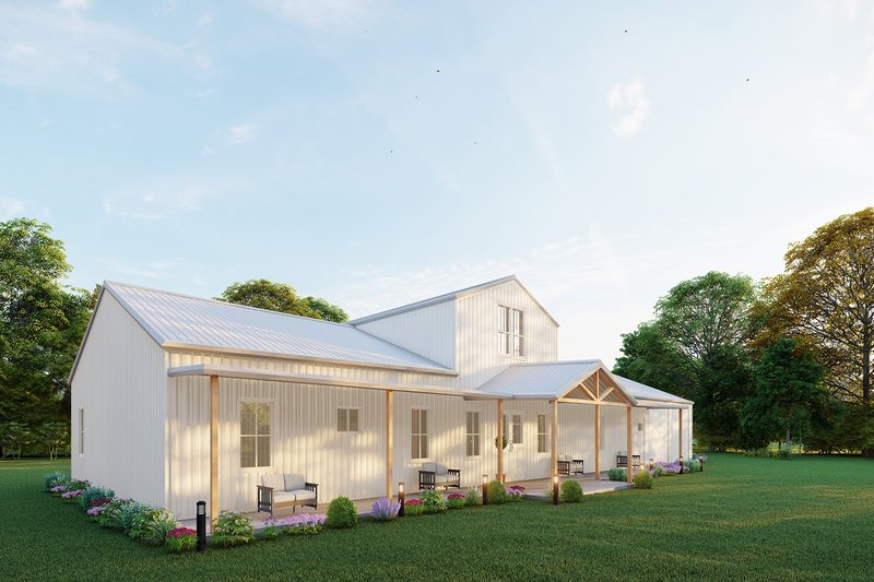 Architectural House Design - Exterior - Other Elevation for Barndominium House Plan #1107-30 - 3 bed, 3.5 bath