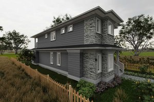 Exterior - Other Elevation for Contemporary House Plan #1101-27 - 2 bed, 2.5 bath