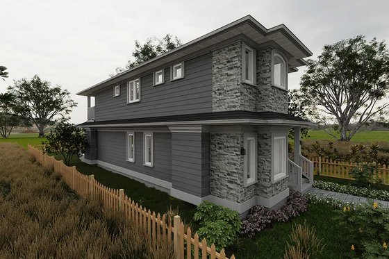 Exterior - Other Elevation for Contemporary House Plan #1101-27 - 2 bed, 2.5 bath