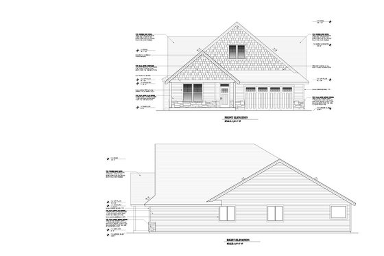 Exterior - Other Elevation for Craftsman House Plan #53-747 - 4 bed, 2 bath