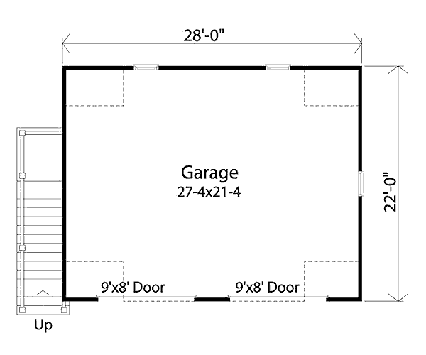 House Blueprint - Country Floor Plan - Main Floor Plan #22-545