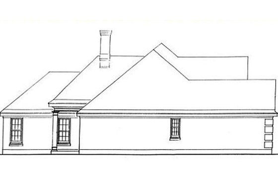 Exterior - Other Elevation for European House Plan #410-138 - 3 bed, 2 bath