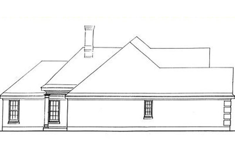 Dream House Plan - Exterior - Other Elevation for European House Plan #410-138 - 3 bed, 2 bath