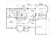 European Style House Plan - 5 Beds 4.5 Baths 4461 Sq/Ft Plan #17-2075 