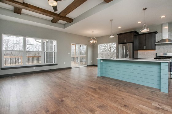 Interior - Dining Room for Ranch House Plan #70-1497 - 3 bed, 3 bath