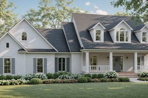 Farmhouse Exterior - Front Elevation Plan #21-537
