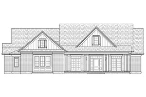 Exterior - Front Elevation 5 for Country House Plan #1054-28 - 4 bed, 4.5 bath