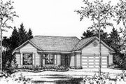 Traditional Style House Plan - 3 Beds 2 Baths 1554 Sq/Ft Plan #22-465 