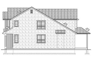 Exterior - Other Elevation for Farmhouse House Plan #126-213 - 3 bed, 2.5 bath