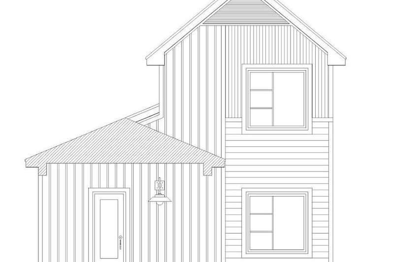 Home Plan - Exterior - Front Elevation 7 for Contemporary House Plan #932-7 - 3 bed, 2 bath
