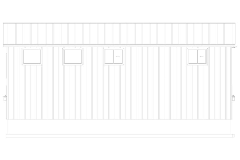 House Blueprint - Exterior - Other Elevation 7 for Farmhouse House Plan #1060-193 - 2 bed, 3 bath