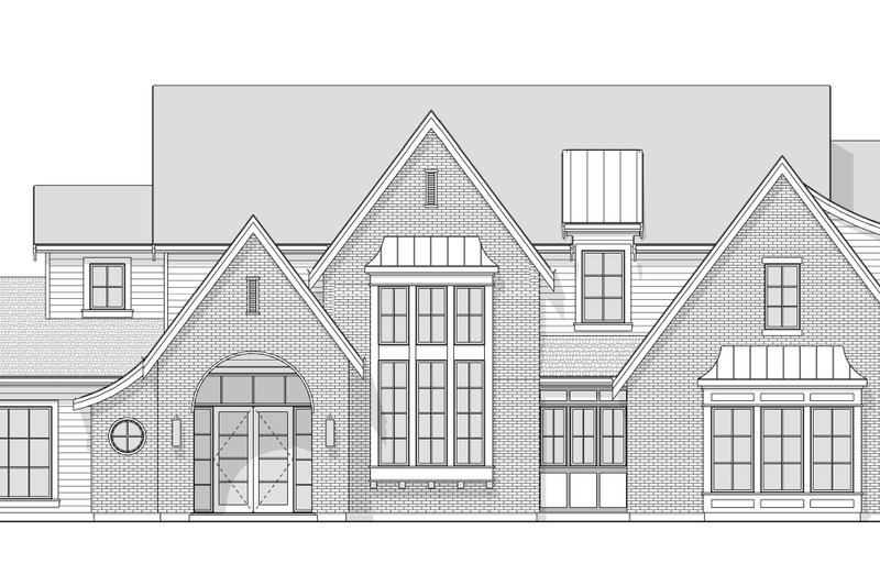 Dream House Plan - Exterior - Front Elevation 4 for European House Plan #1114-121 - 4 bed, 3 bath