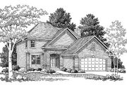 Traditional Style House Plan - 4 Beds 2.5 Baths 2245 Sq/Ft Plan #70-352 