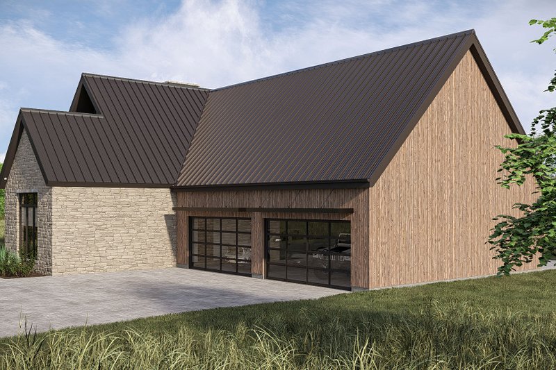 Architectural House Design - Exterior - Other Elevation for Barndominium House Plan #455-825 - 2 bed, 2.5 bath