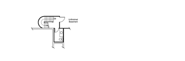 Architectural House Design - Ranch Floor Plan - Lower Floor Plan #57-370