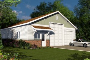 Traditional Exterior - Front Elevation Plan #124-1070