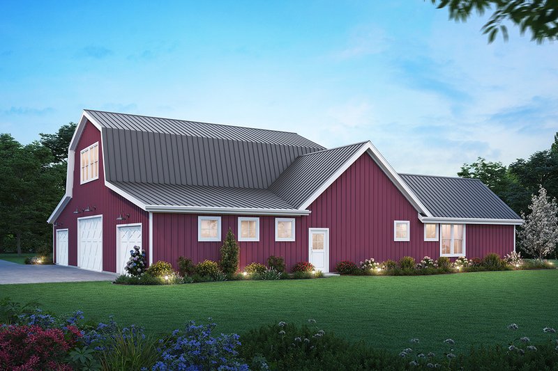 House Plan Design - Exterior - Rear Elevation for Farmhouse House Plan #48-1119 - 3 bed, 2.5 bath