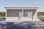 Contemporary Style House Plan - 2 Beds 2 Baths 745 Sq/Ft Plan #1106-65 