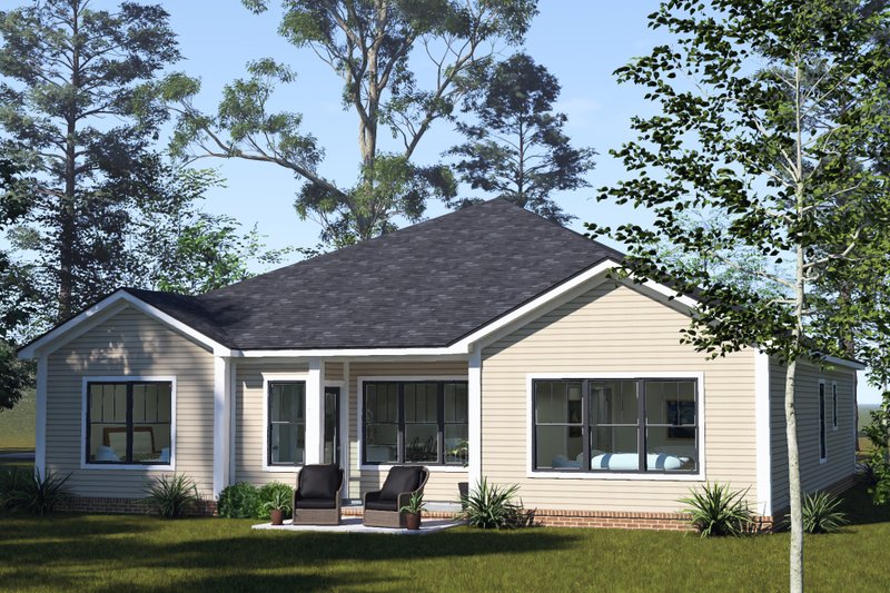 Home Plan - Exterior - Other Elevation 3 for Cottage House Plan #513-2489 - 3 bed, 3 bath
